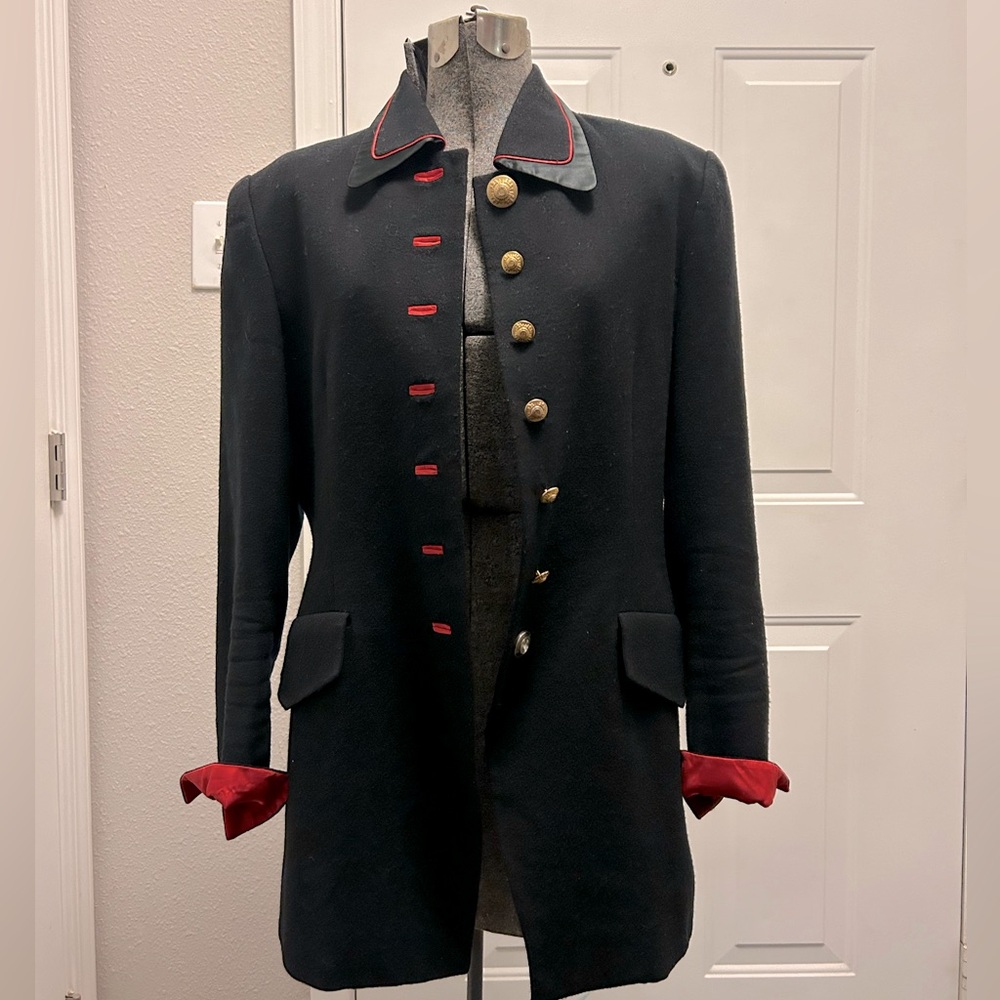 Ralph Lauren “stylized” US Marine Corps Blues Wool Eclectic Military Size: 4